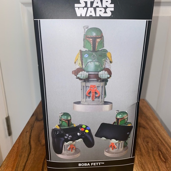 BOBA FETT STAR WARS CONTROLLER / PHONE HOLDER - CABLE GUYS - Picture 4 of 5